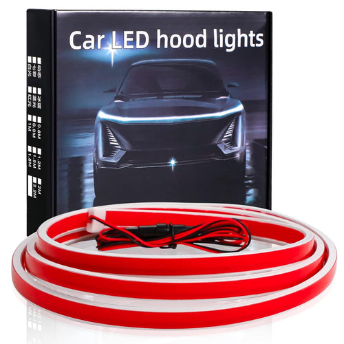 71 Inches Car Hood Strip Light LED Strip Light Exterior Running Light for Car, Truck, SUV