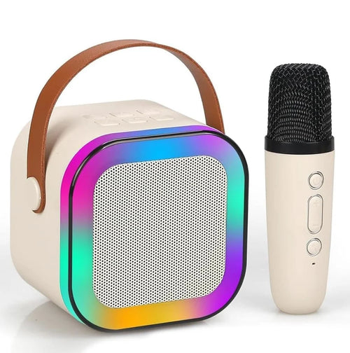 Mini Bluetooth Speaker with Wireless Karaoke Mic