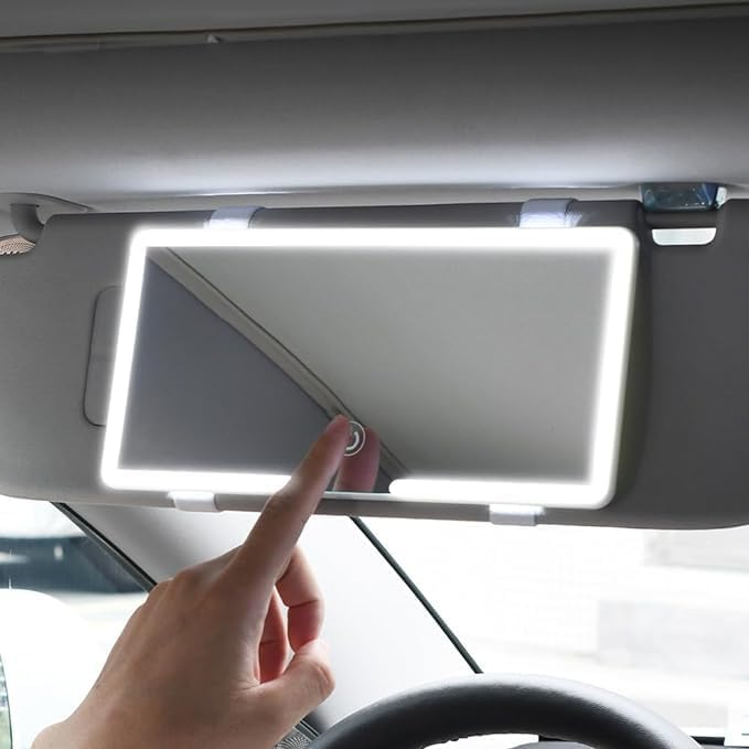 Viral LED car mirror