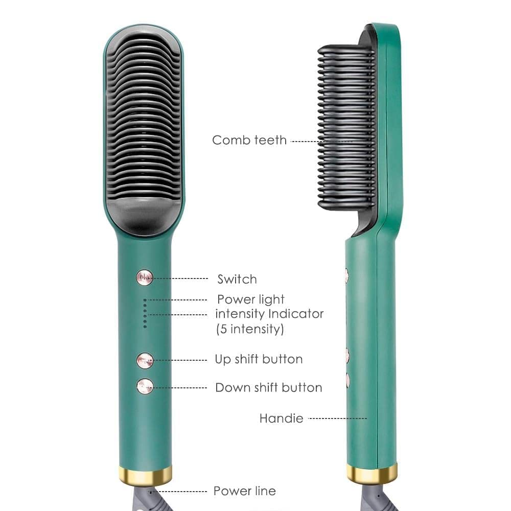 Straightner brush (green)