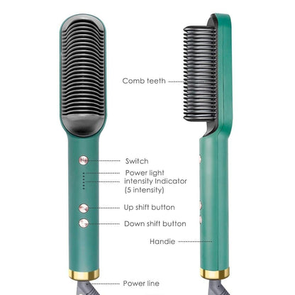 Straightner brush (green)