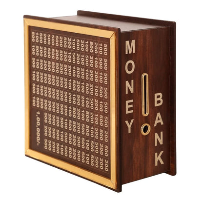 Money Saver Wooden Box