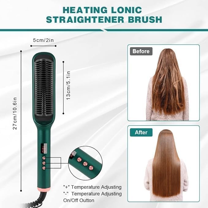 Straightner brush (green)