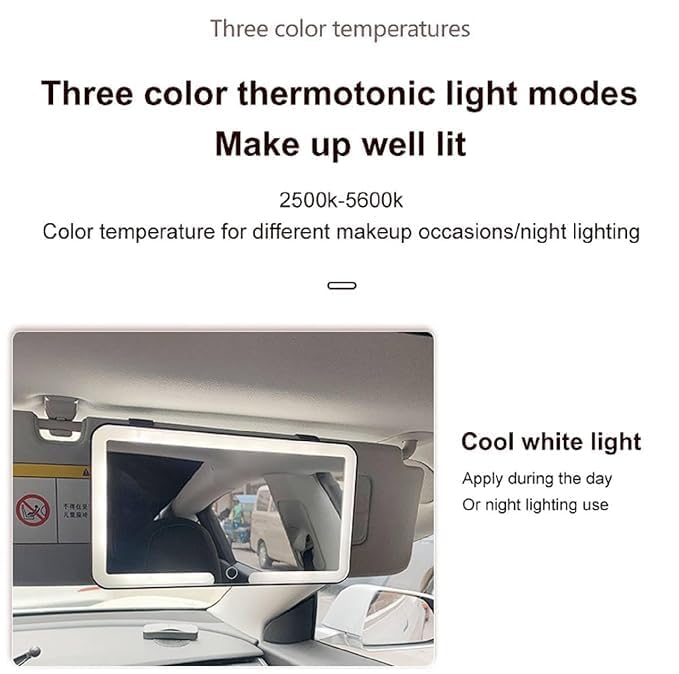 Viral LED car mirror