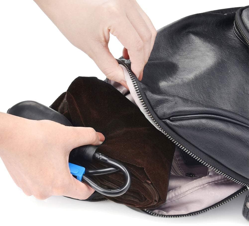 Inflatable adjustable travel neck pillow