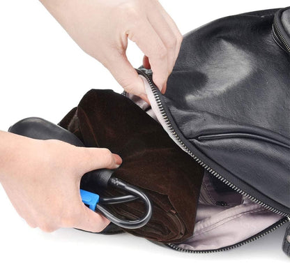 Inflatable adjustable travel neck pillow