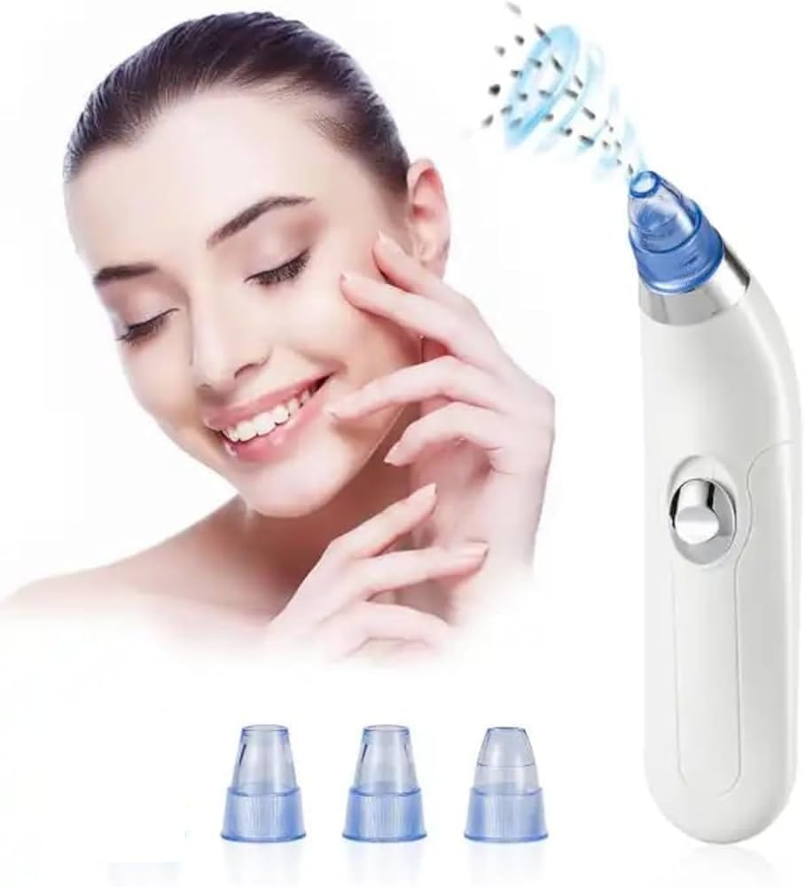 Rarely Found™ GlowGlide Blackhead/Whitehead remover vacuum device