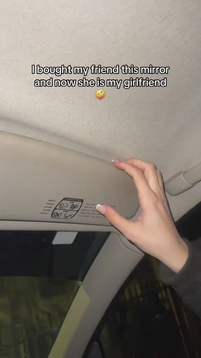 Viral LED car mirror