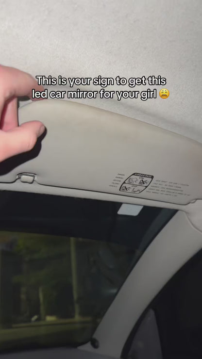Viral LED car mirror
